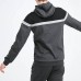 Street Style Custom Zipper Up Paneled Tracksuit